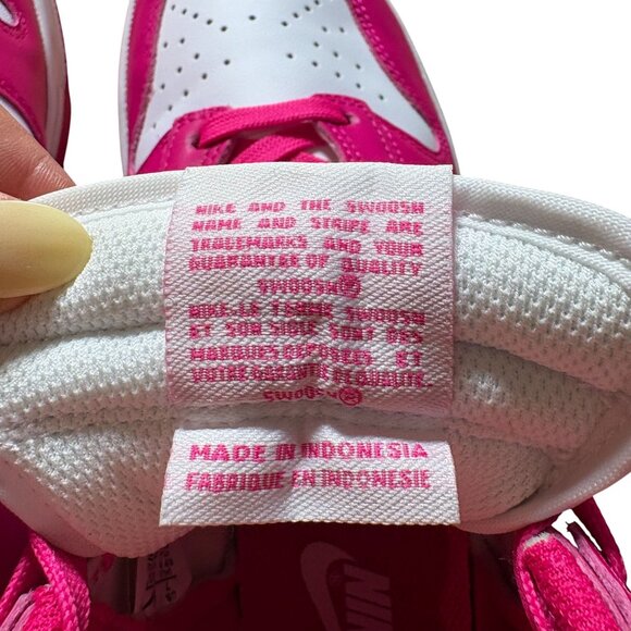Nike Dunk High "Pink Prime" High Top Sneakers Women's Size 7 in EUC! - Picture 9 of 10